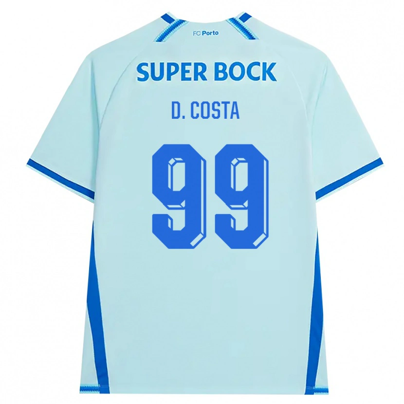Danxen Herren Diogo Costa #99 Hellcyan Blau Ausweichtrikot Trikot 2026/27 T-Shirt