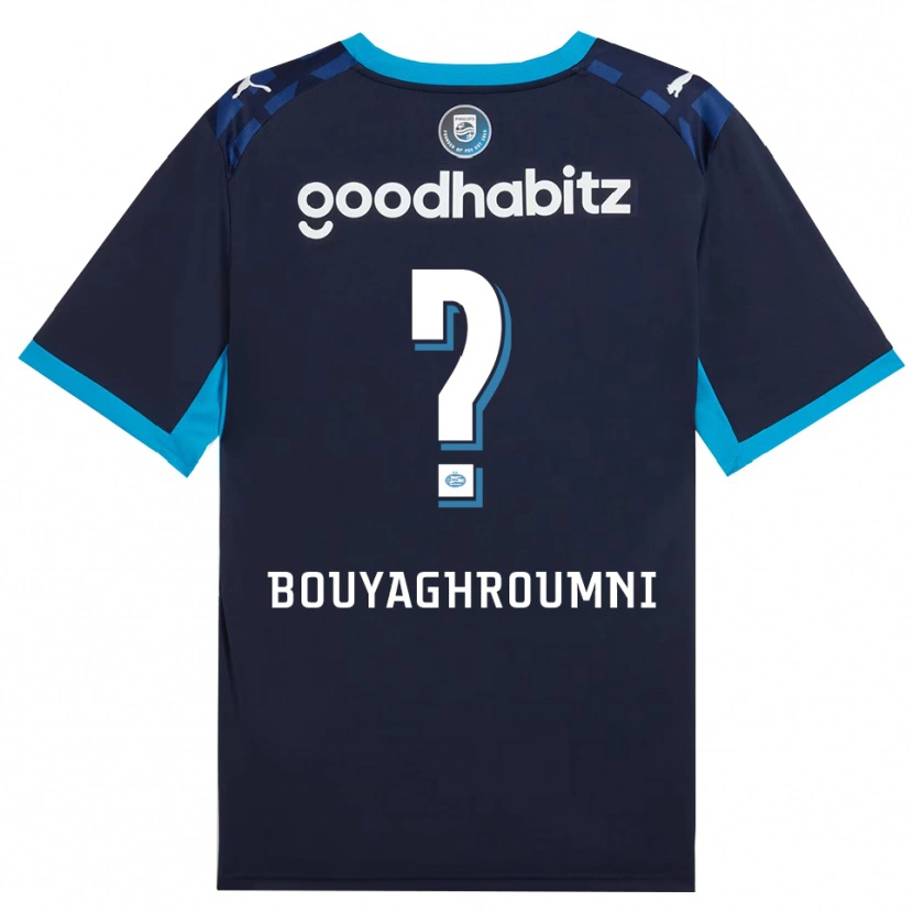 Danxen Herren Jaafar Bouyaghroumni #0 Himmelblau Königlichblau Ausweichtrikot Trikot 2026/27 T-Shirt