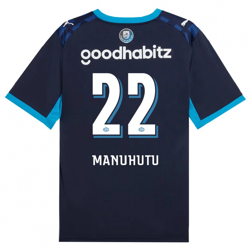 Danxen Herren Rivas Manuhutu #22 Himmelblau Königlichblau Ausweichtrikot Trikot 2026/27 T-Shirt
