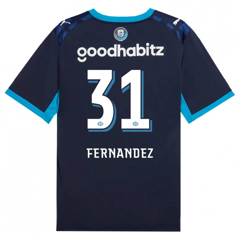 Danxen Herren Noah Fernandez #31 Himmelblau Königlichblau Ausweichtrikot Trikot 2026/27 T-Shirt