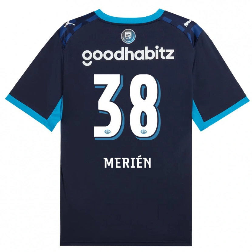 Danxen Herren Fabian Merién #38 Himmelblau Königlichblau Ausweichtrikot Trikot 2026/27 T-Shirt