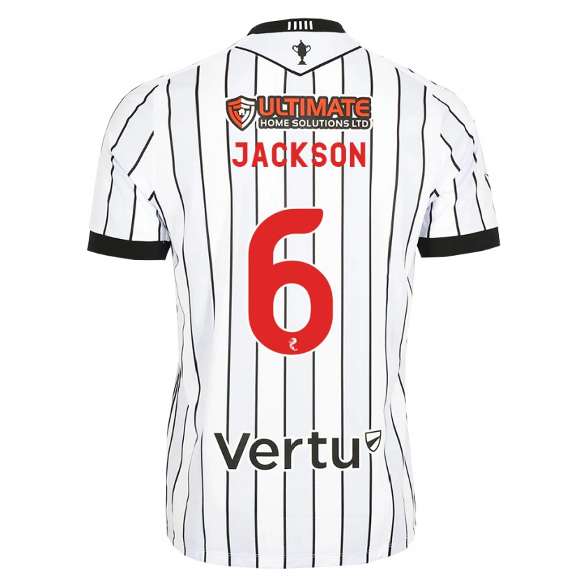 Danxen Herren Louis Jackson #6 Weiß Schwarz Rot Heimtrikot Trikot 2026/27 T-Shirt