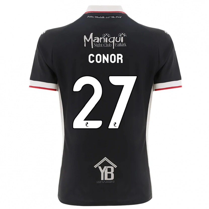 Danxen Herren Conor Mcleod #27 Schwarz Weiß Rot Heimtrikot Trikot 2026/27 T-Shirt