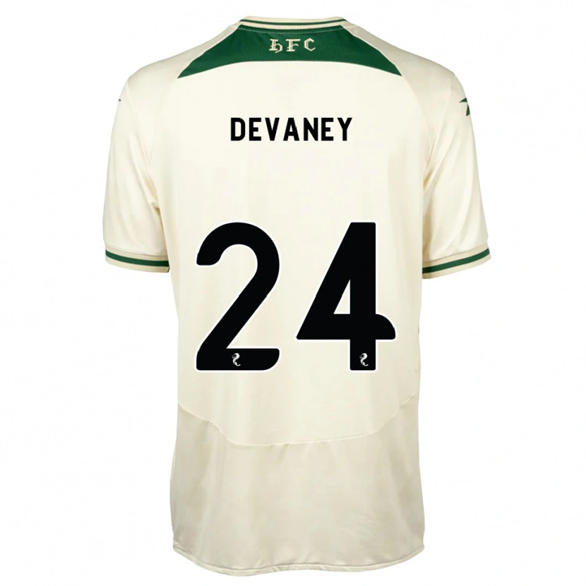 Danxen Herren Jacob Devaney #24 Weiß Waldgrün Auswärtstrikot Trikot 2026/27 T-Shirt