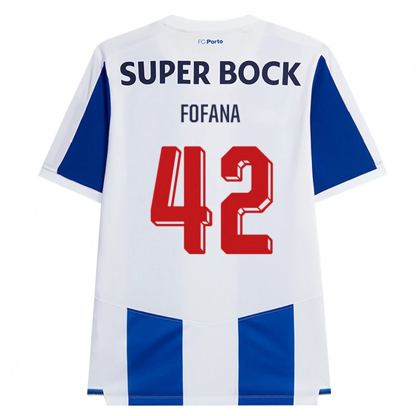 Danxen Herren Seko Fofana #42 Blau Weiß Rot Heimtrikot Trikot 2026/27 T-Shirt