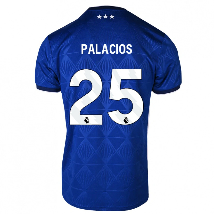 Danxen Herren Exequiel Palacios #25 Mittelblau Weiß Rot Heimtrikot Trikot 2026/27 T-Shirt