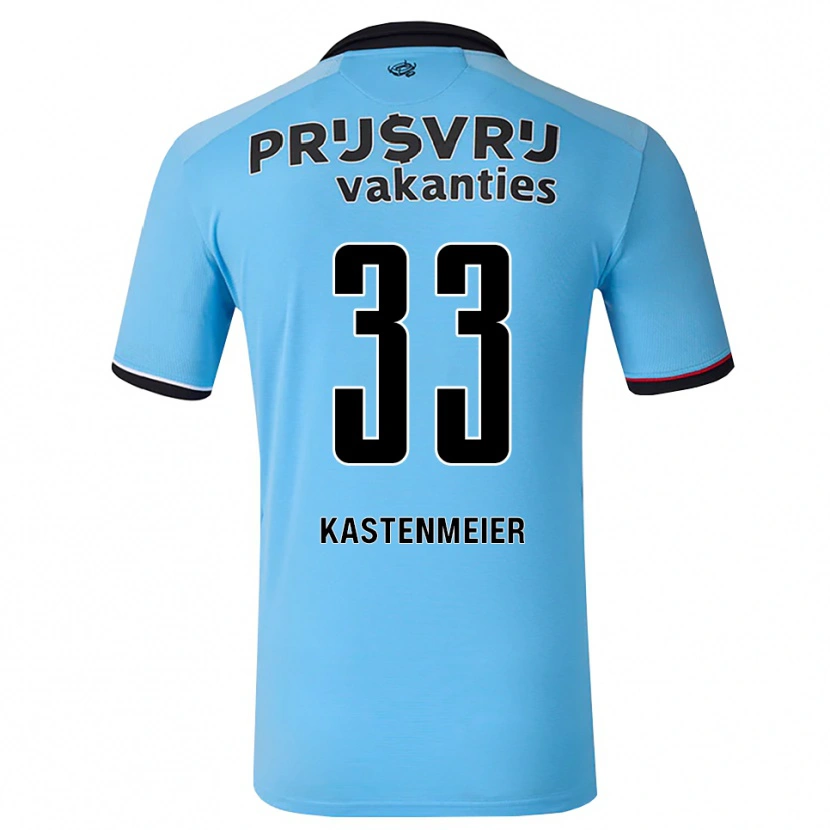 Danxen Herren Florian Kastenmeier #33 Tiefhimmelblau Schwarz Rot Auswärtstrikot Trikot 2026/27 T-Shirt