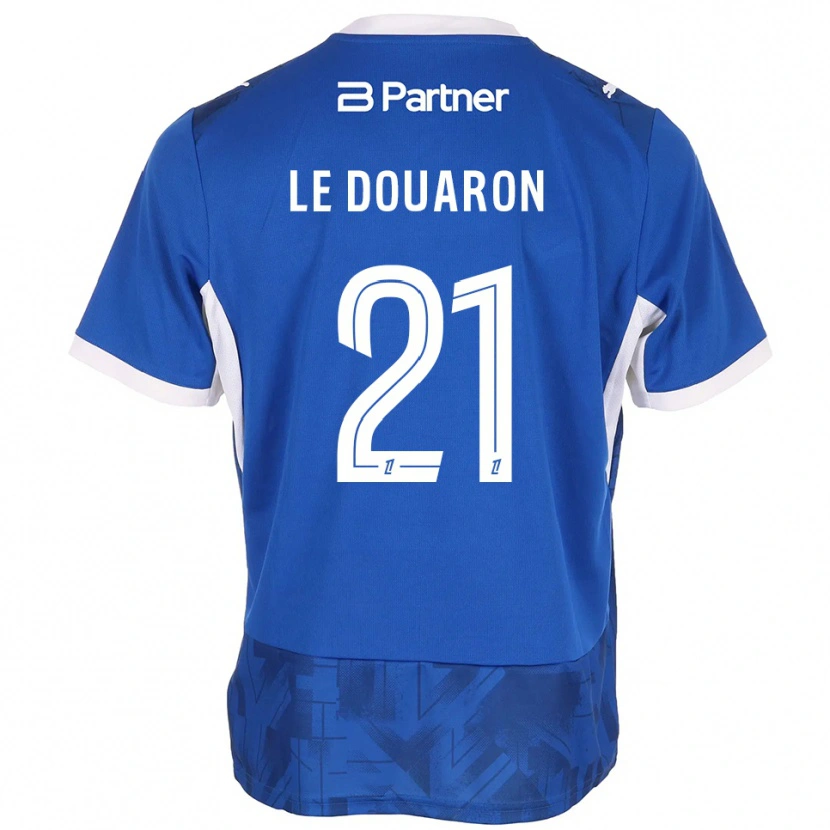 Danxen Herren Jérémy Le Douaron #21 Mittelblau Weiß Heimtrikot Trikot 2026/27 T-Shirt