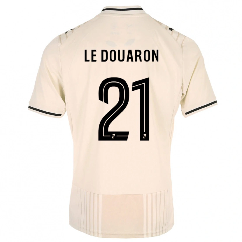 Danxen Herren Jérémy Le Douaron #21 Altgold Schwarz Antikweiß Auswärtstrikot Trikot 2026/27 T-Shirt