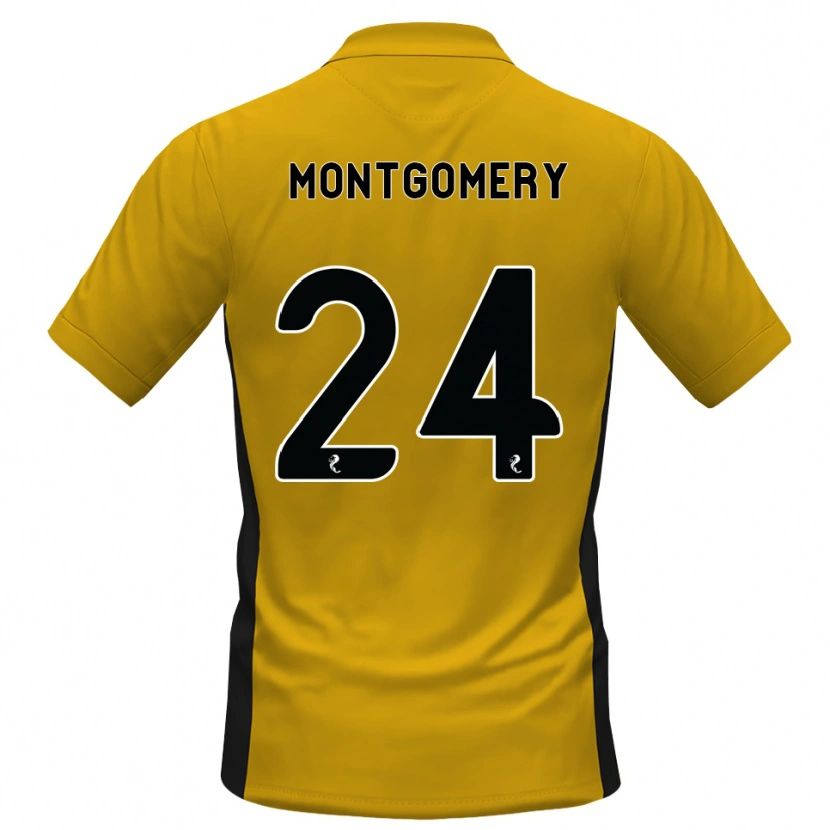 Danxen Damen Adam Montgomery #24 Orange Schwarz Heimtrikot Trikot 2026/27 T-Shirt