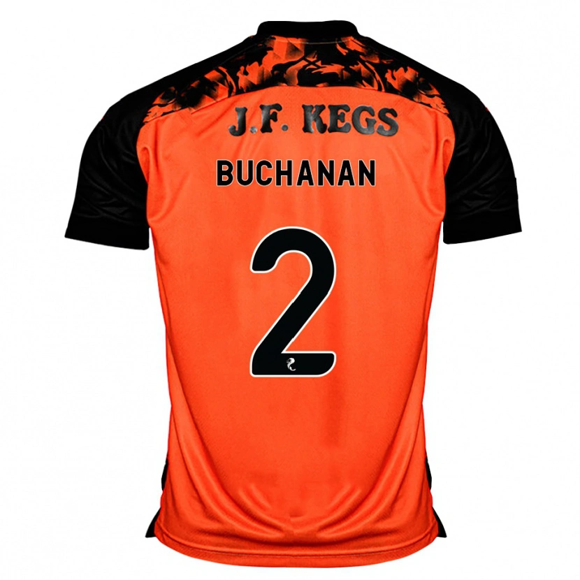 Danxen Damen Marcus Buchanan #2 Orange Schwarz Weiß Heimtrikot Trikot 2026/27 T-Shirt
