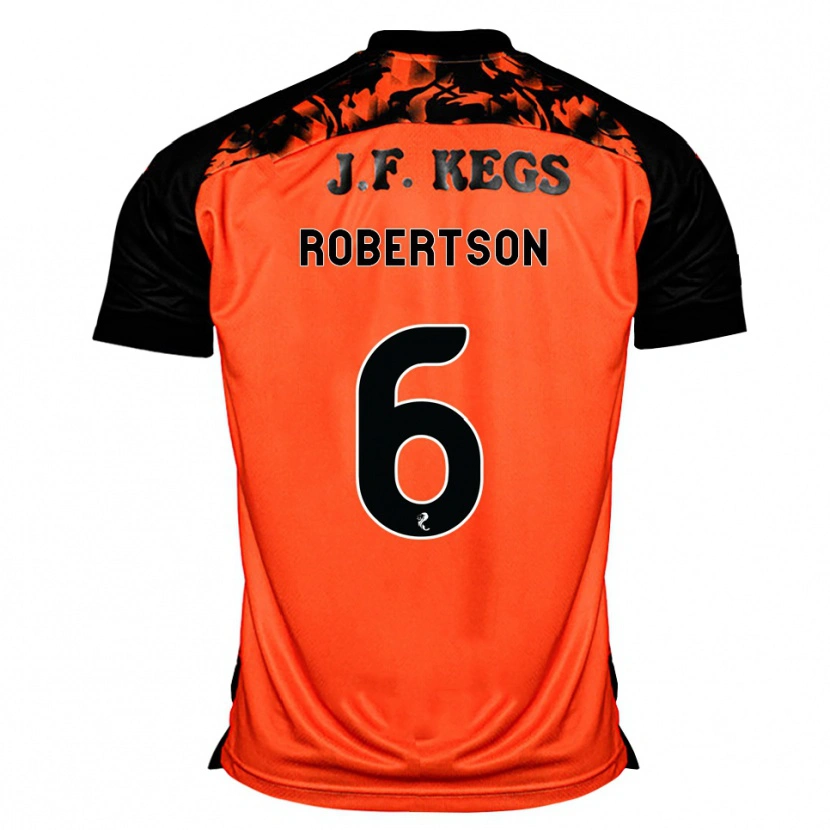 Danxen Damen Ashley Robertson #6 Orange Schwarz Weiß Heimtrikot Trikot 2026/27 T-Shirt