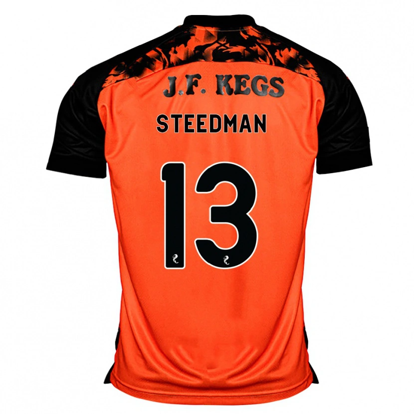 Danxen Damen Morgan Steedman #13 Orange Schwarz Weiß Heimtrikot Trikot 2026/27 T-Shirt