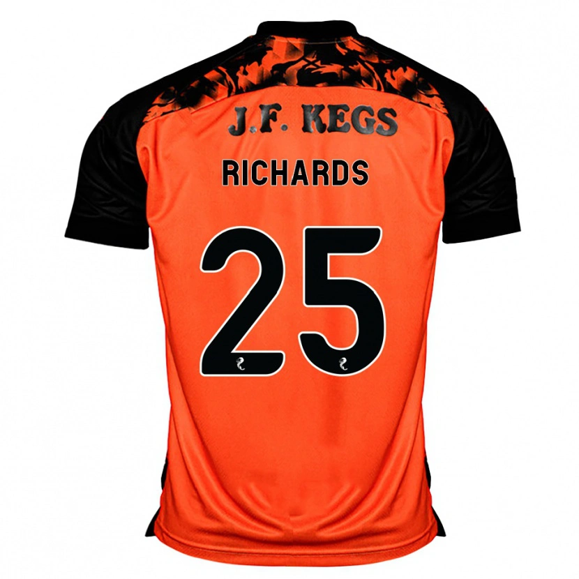 Danxen Damen Dave Richards #25 Orange Schwarz Weiß Heimtrikot Trikot 2026/27 T-Shirt