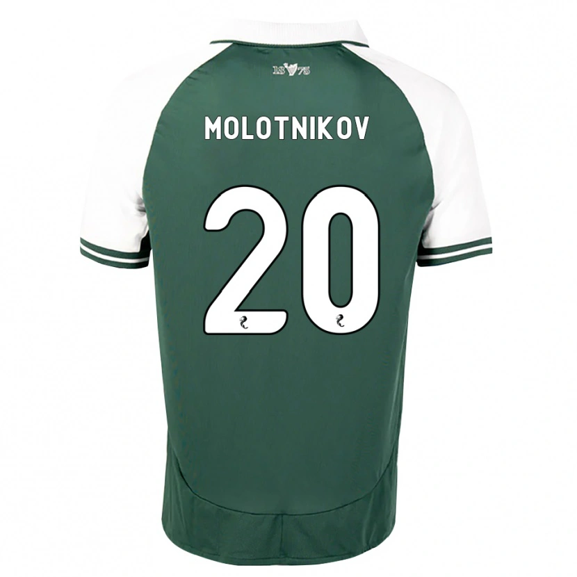 Danxen Damen Rudi Molotnikov #20 Seegrün Weiß Heimtrikot Trikot 2026/27 T-Shirt