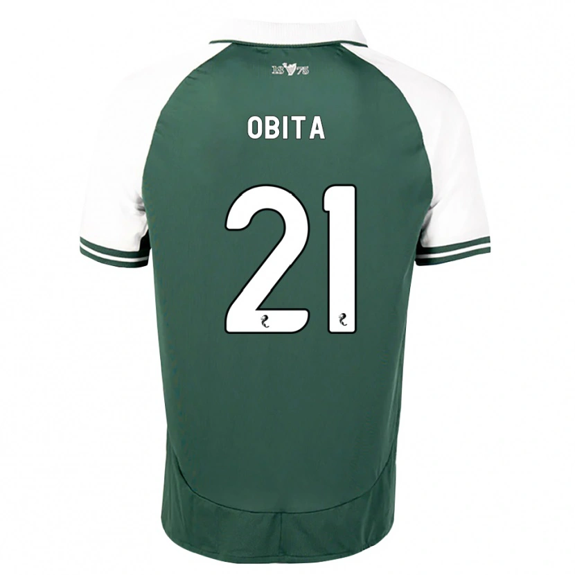 Danxen Damen Jordan Obita #21 Seegrün Weiß Heimtrikot Trikot 2026/27 T-Shirt