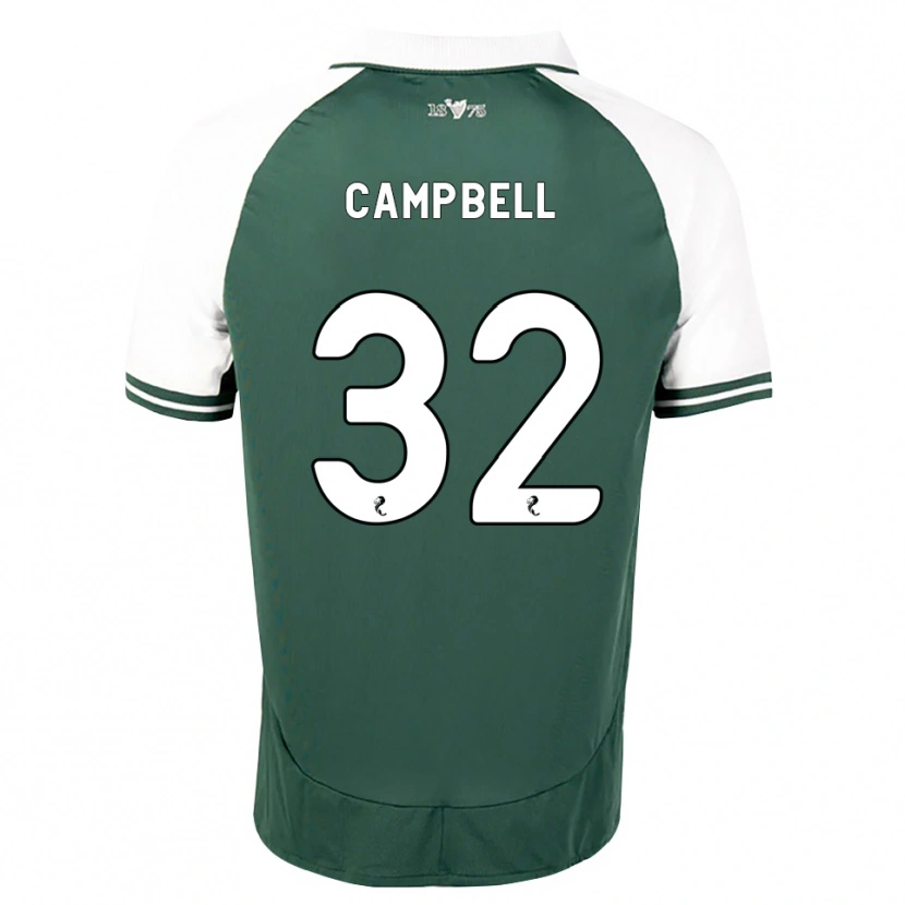 Danxen Damen Josh Campbell #32 Seegrün Weiß Heimtrikot Trikot 2026/27 T-Shirt
