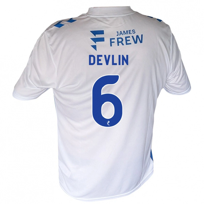 Danxen Damen Daniel Devlin #6 Königsblau Weiß Heimtrikot Trikot 2026/27 T-Shirt