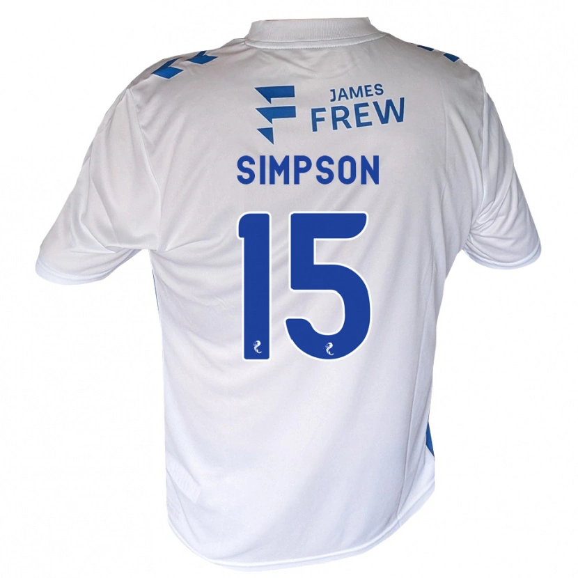 Danxen Damen Noah Simpson #15 Königsblau Weiß Heimtrikot Trikot 2026/27 T-Shirt