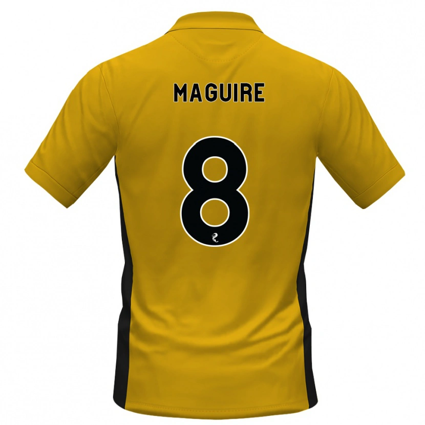 Danxen Damen Ciaran Maguire #8 Orange Schwarz Heimtrikot Trikot 2026/27 T-Shirt