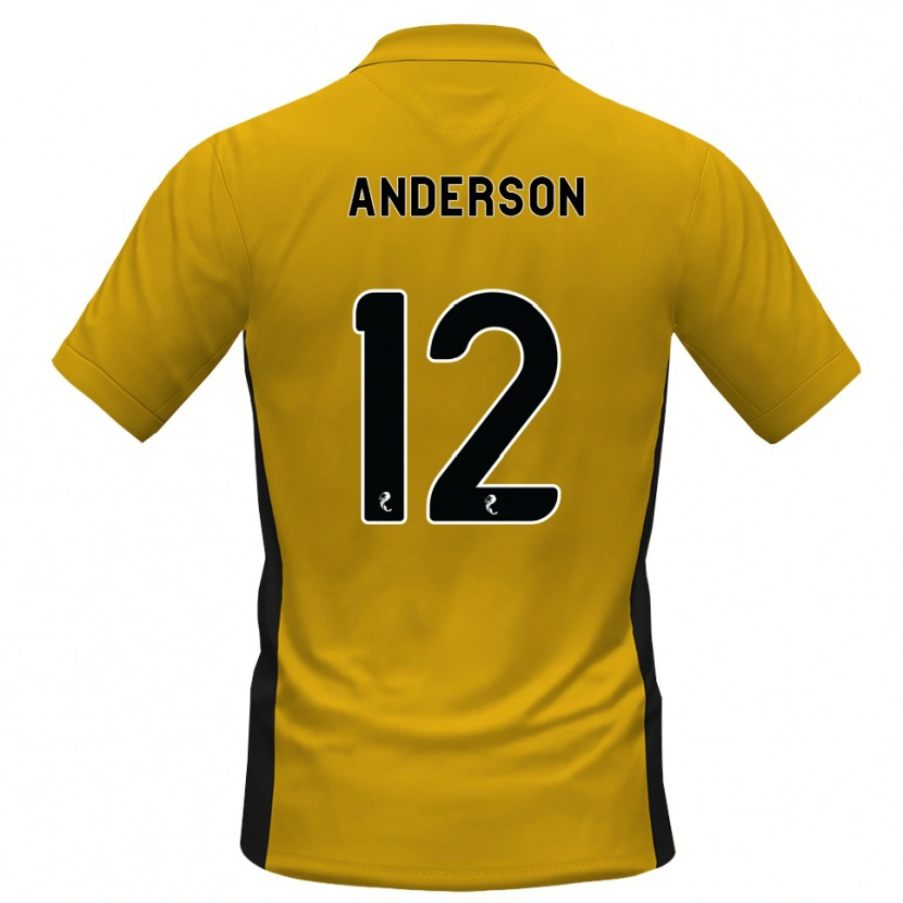 Danxen Damen Rhys Anderson #12 Orange Schwarz Heimtrikot Trikot 2026/27 T-Shirt