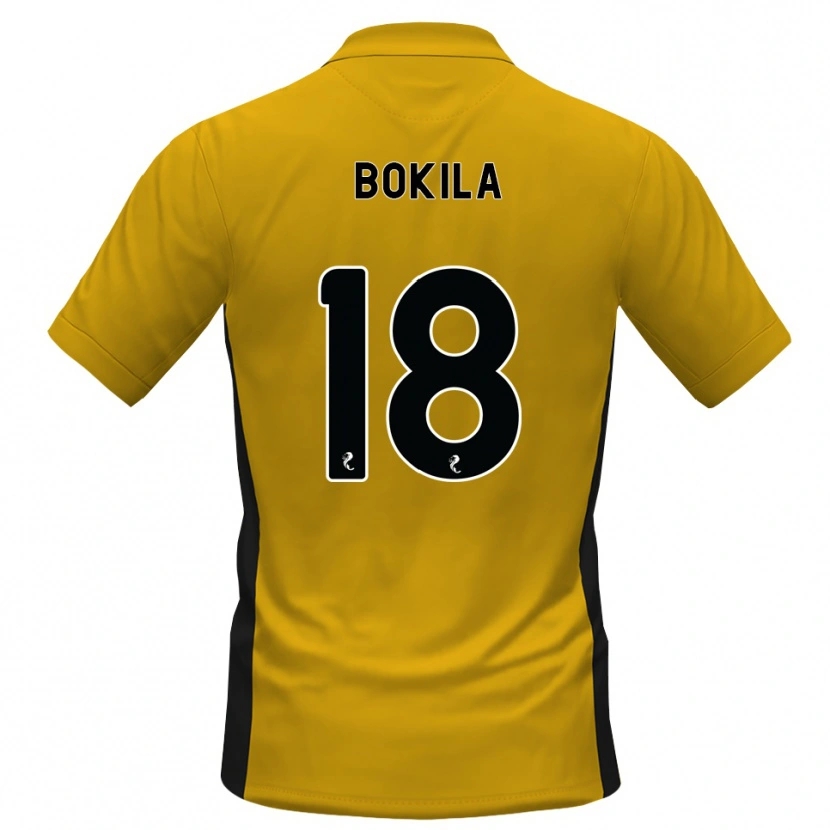 Danxen Damen Jeremy Bokila #18 Orange Schwarz Heimtrikot Trikot 2026/27 T-Shirt
