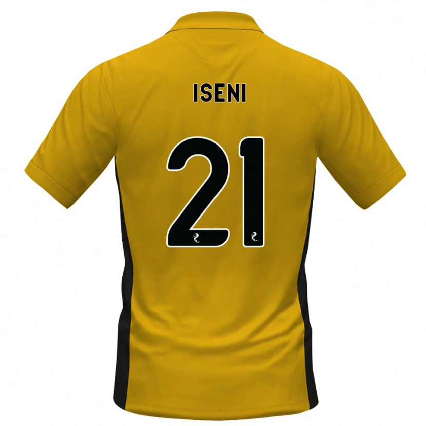 Danxen Damen Besir Iseni #21 Orange Schwarz Heimtrikot Trikot 2026/27 T-Shirt