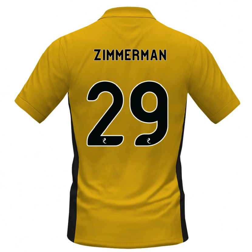 Danxen Damen Joshua Zimmerman #29 Orange Schwarz Heimtrikot Trikot 2026/27 T-Shirt