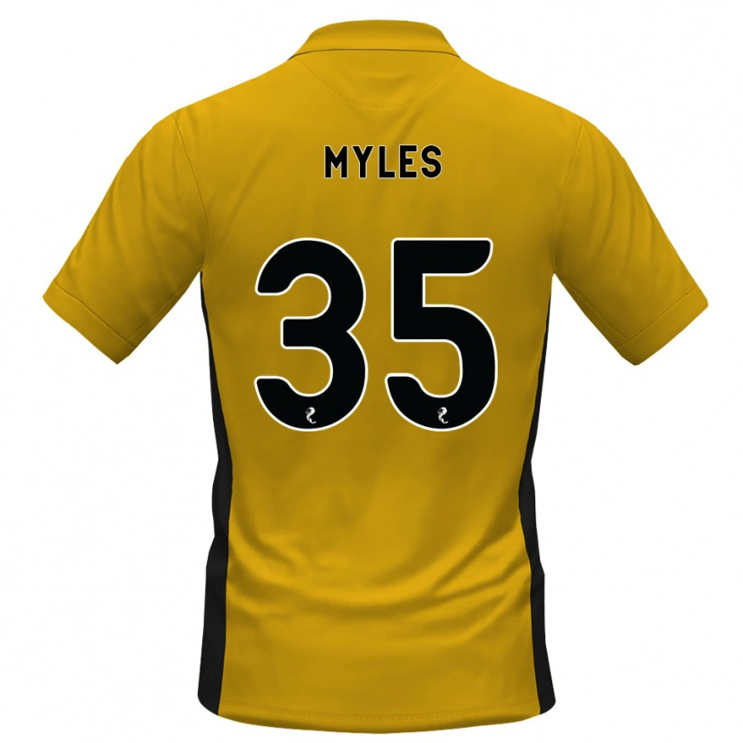 Danxen Damen Evan Myles #35 Orange Schwarz Heimtrikot Trikot 2026/27 T-Shirt