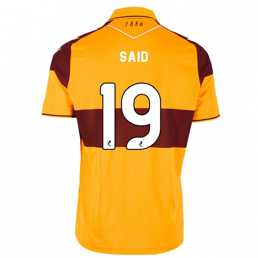 Danxen Damen Ibrahim Said #19 Maroon Orange Heimtrikot Trikot 2026/27 T-Shirt
