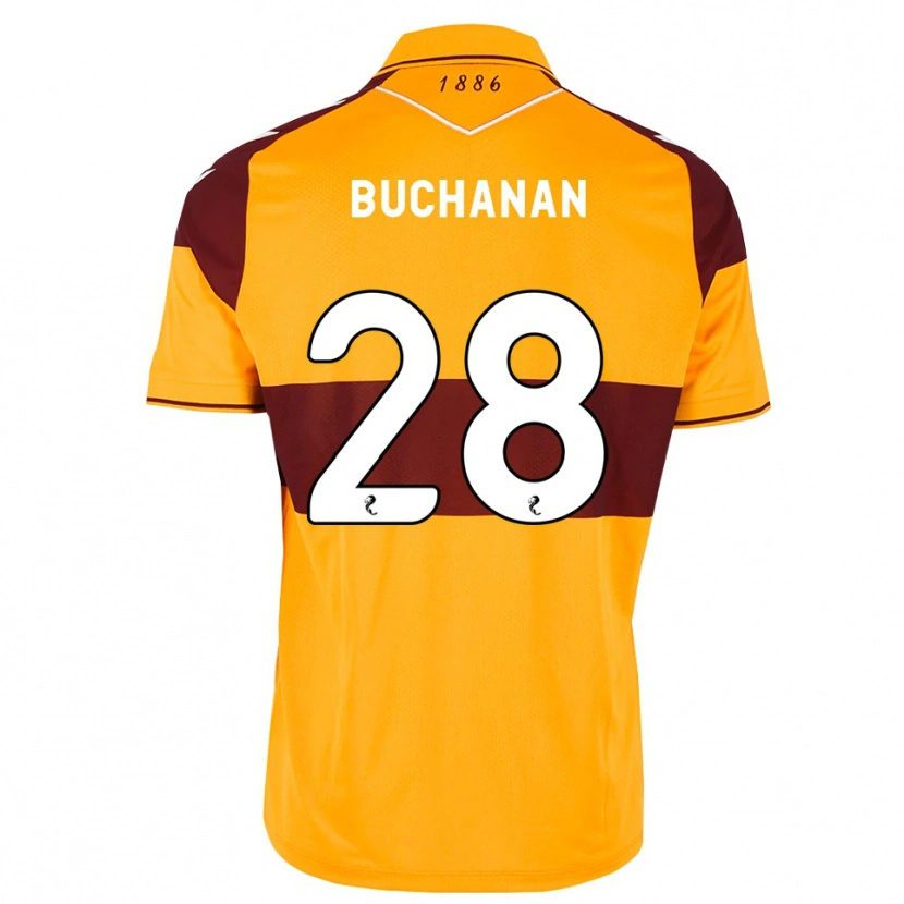 Danxen Damen Aaron Buchanan #28 Maroon Orange Heimtrikot Trikot 2026/27 T-Shirt