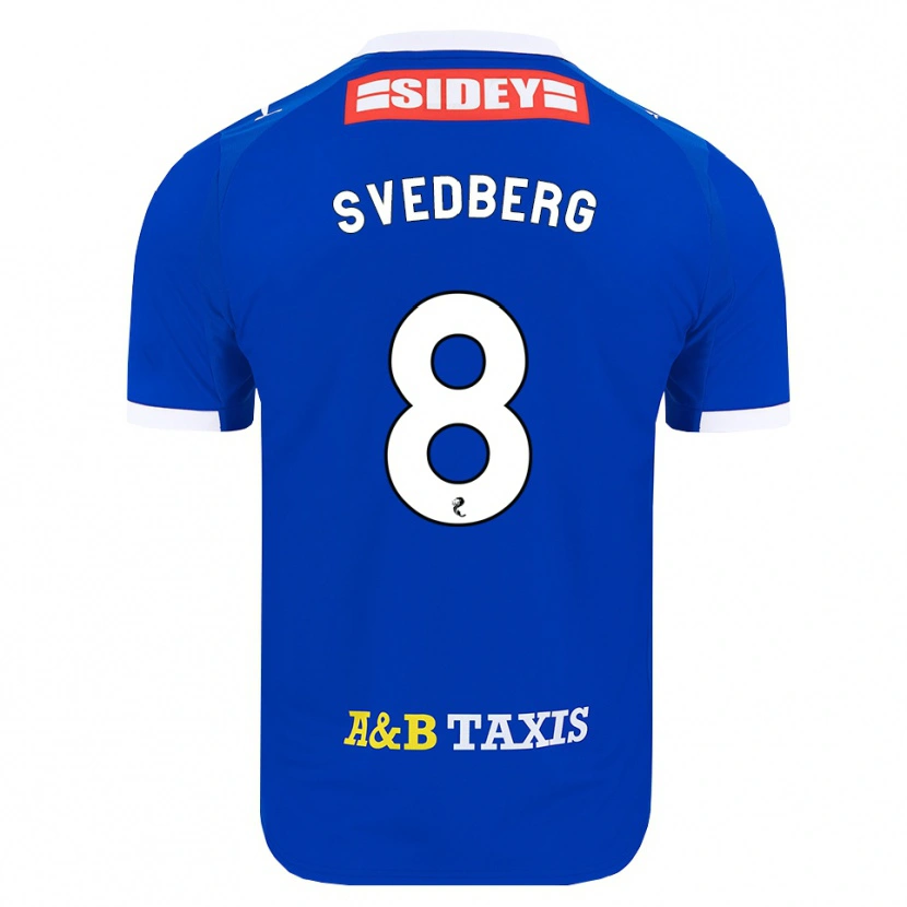 Danxen Damen Jonathan Svedberg #8 Blau Rot Gelb Heimtrikot Trikot 2026/27 T-Shirt