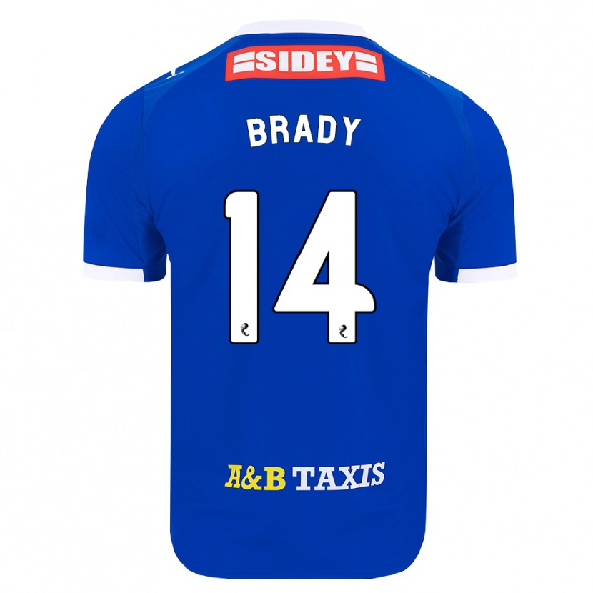 Danxen Damen Scarlett Brady #14 Blau Rot Gelb Heimtrikot Trikot 2026/27 T-Shirt