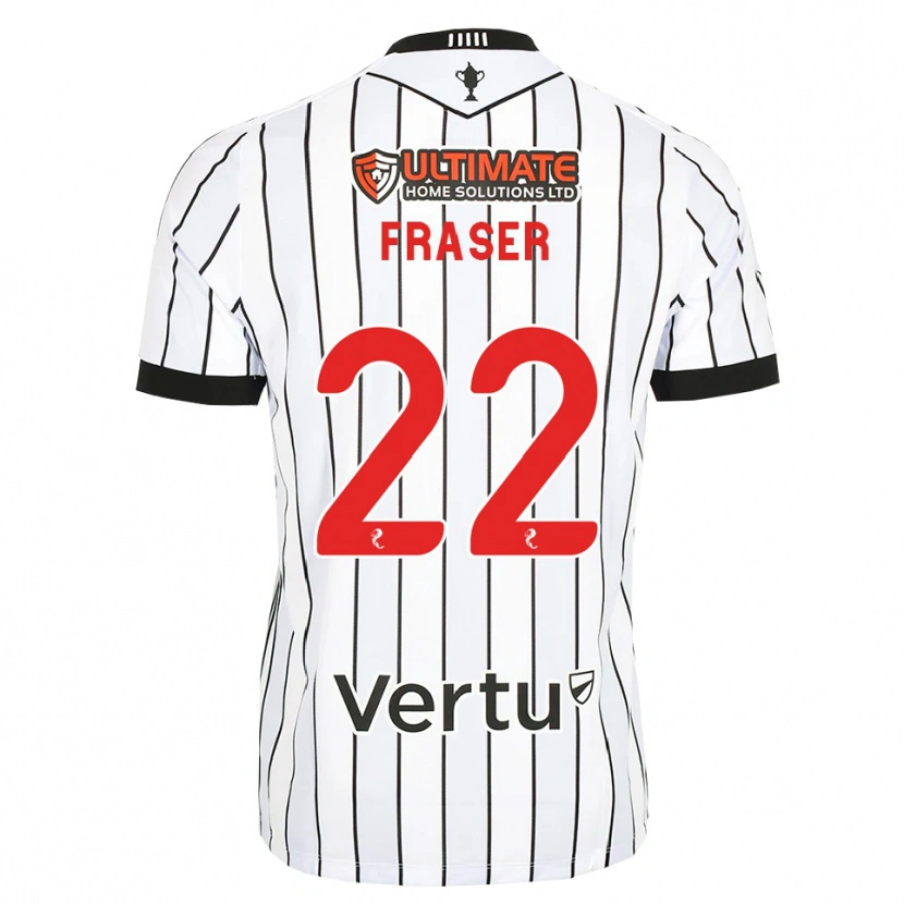 Danxen Damen Marcus Fraser #22 Weiß Schwarz Rot Heimtrikot Trikot 2026/27 T-Shirt