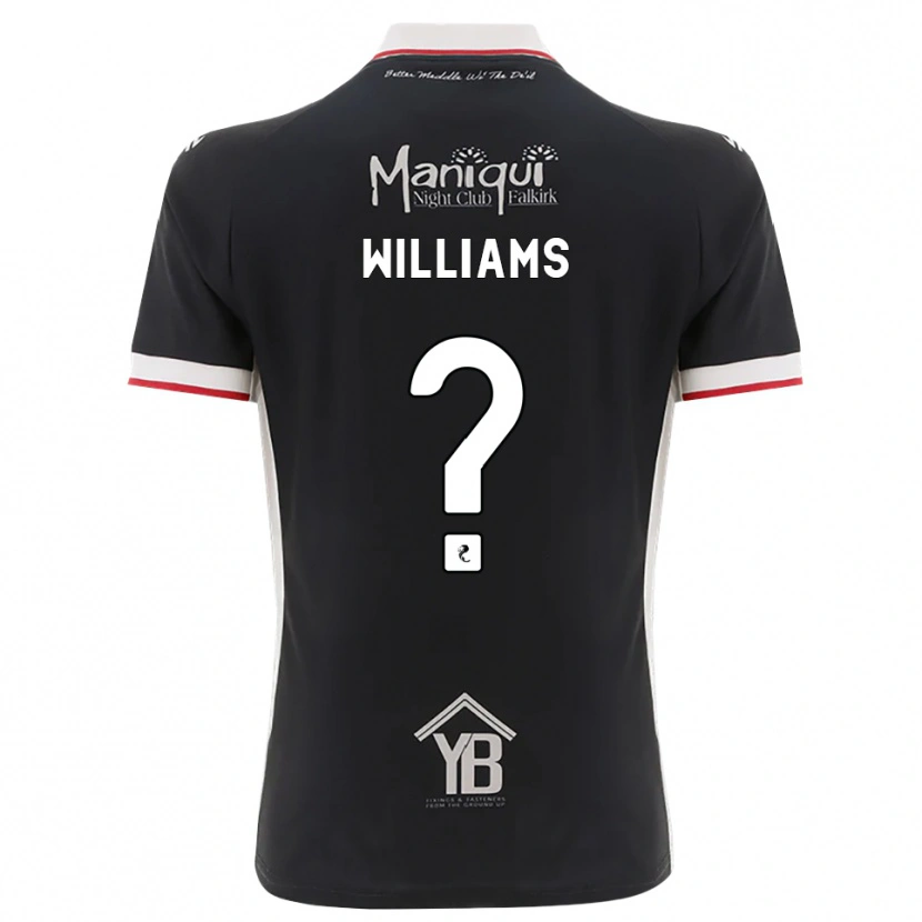 Danxen Damen Cerys Williams #0 Schwarz Weiß Rot Heimtrikot Trikot 2026/27 T-Shirt