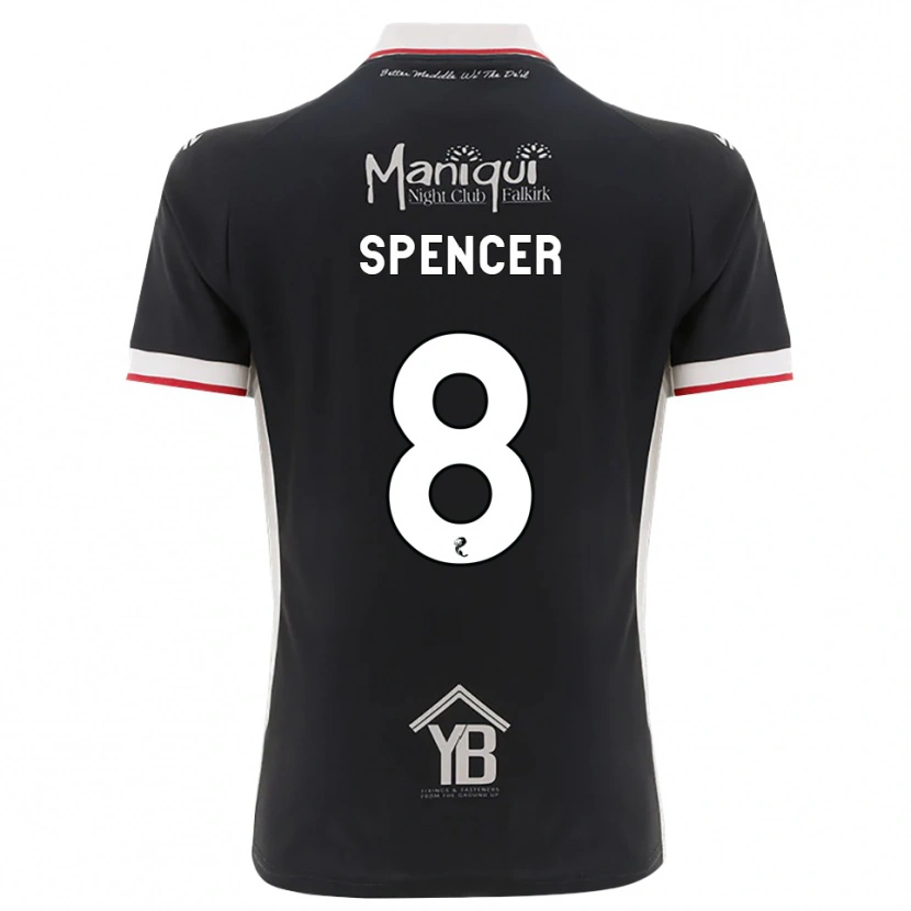 Danxen Damen Brad Spencer #8 Schwarz Weiß Rot Heimtrikot Trikot 2026/27 T-Shirt