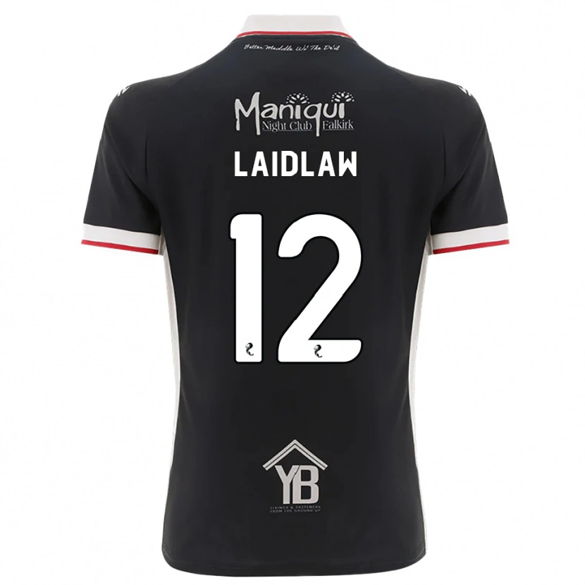 Danxen Damen Ethan Laidlaw #12 Schwarz Weiß Rot Heimtrikot Trikot 2026/27 T-Shirt
