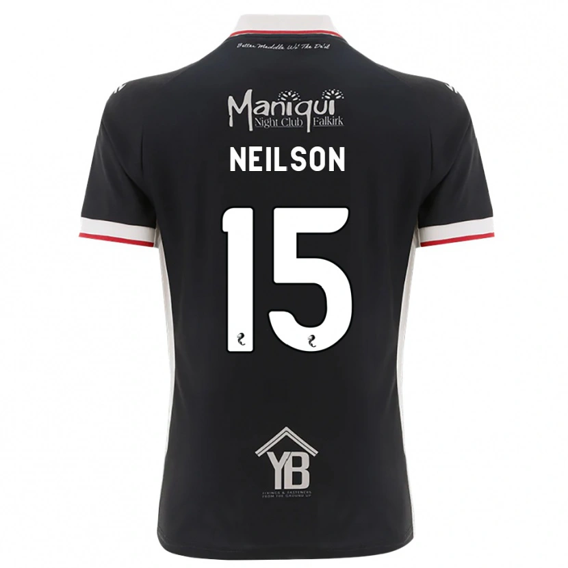 Danxen Damen Lewis Neilson #15 Schwarz Weiß Rot Heimtrikot Trikot 2026/27 T-Shirt