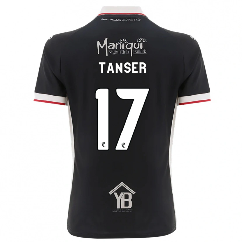 Danxen Damen Scott Tanser #17 Schwarz Weiß Rot Heimtrikot Trikot 2026/27 T-Shirt