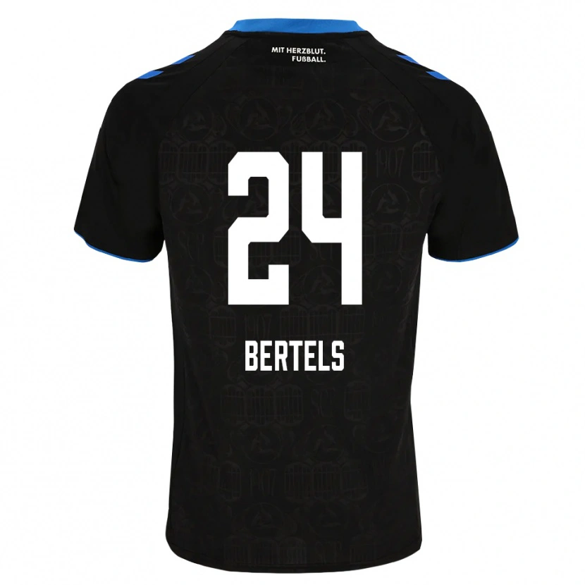 Danxen Damen Felix Bertels #24 Schwarz Weiß Rot Heimtrikot Trikot 2026/27 T-Shirt
