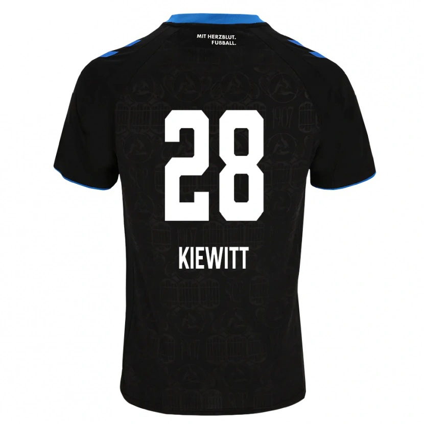 Danxen Damen Lucas Kiewitt #28 Schwarz Weiß Rot Heimtrikot Trikot 2026/27 T-Shirt