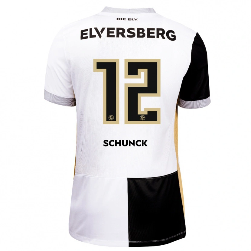 Danxen Damen Jan Schunck #12 Schwarz Weiß Braun Heimtrikot Trikot 2026/27 T-Shirt