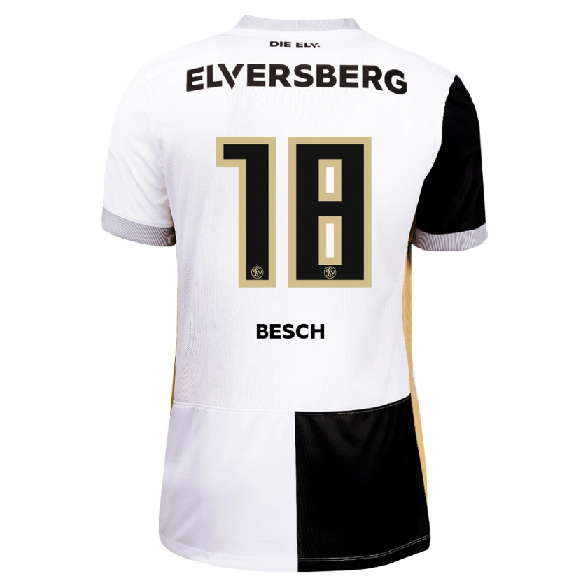 Danxen Damen Philipp Besch #18 Schwarz Weiß Braun Heimtrikot Trikot 2026/27 T-Shirt