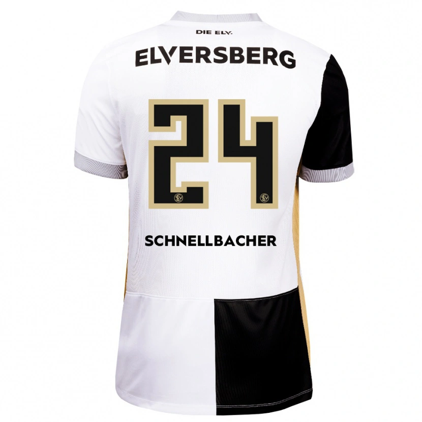 Danxen Damen Luca Schnellbacher #24 Schwarz Weiß Braun Heimtrikot Trikot 2026/27 T-Shirt