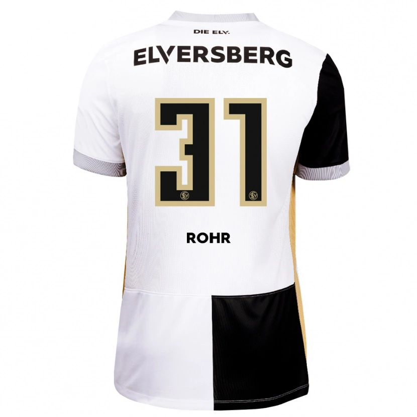 Danxen Damen Maximilian Rohr #31 Schwarz Weiß Braun Heimtrikot Trikot 2026/27 T-Shirt