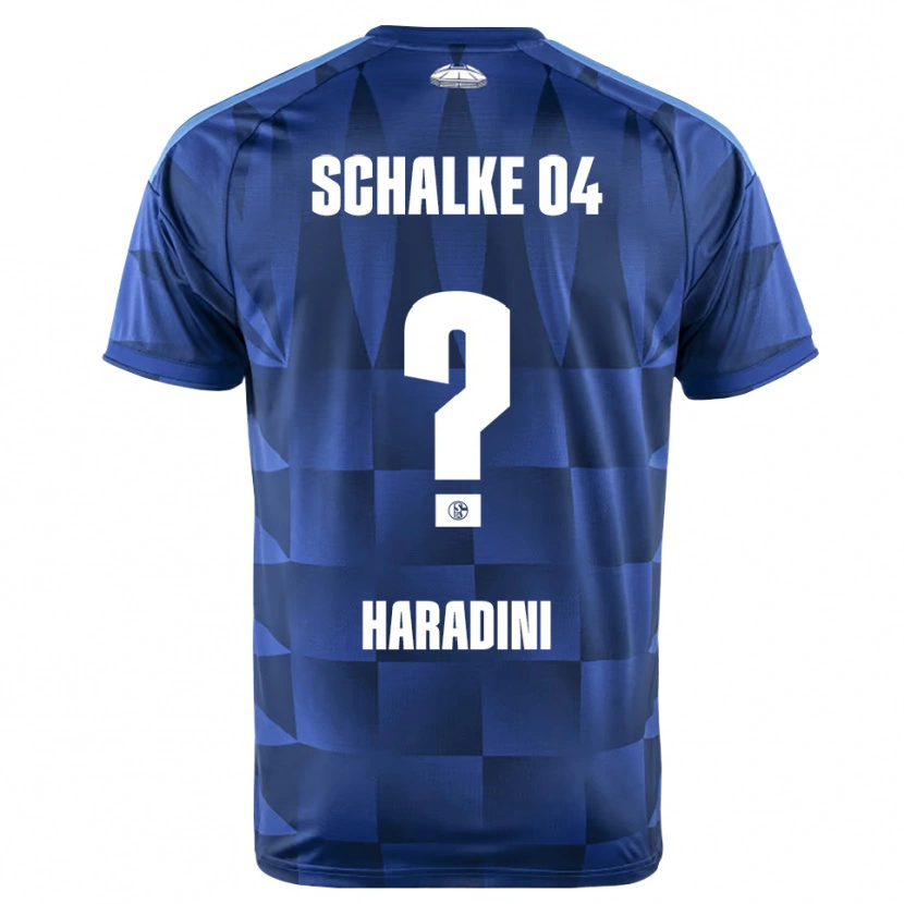 Danxen Damen Hassan Haradini #0 Dunkelblau Gelb Weiß Heimtrikot Trikot 2026/27 T-Shirt