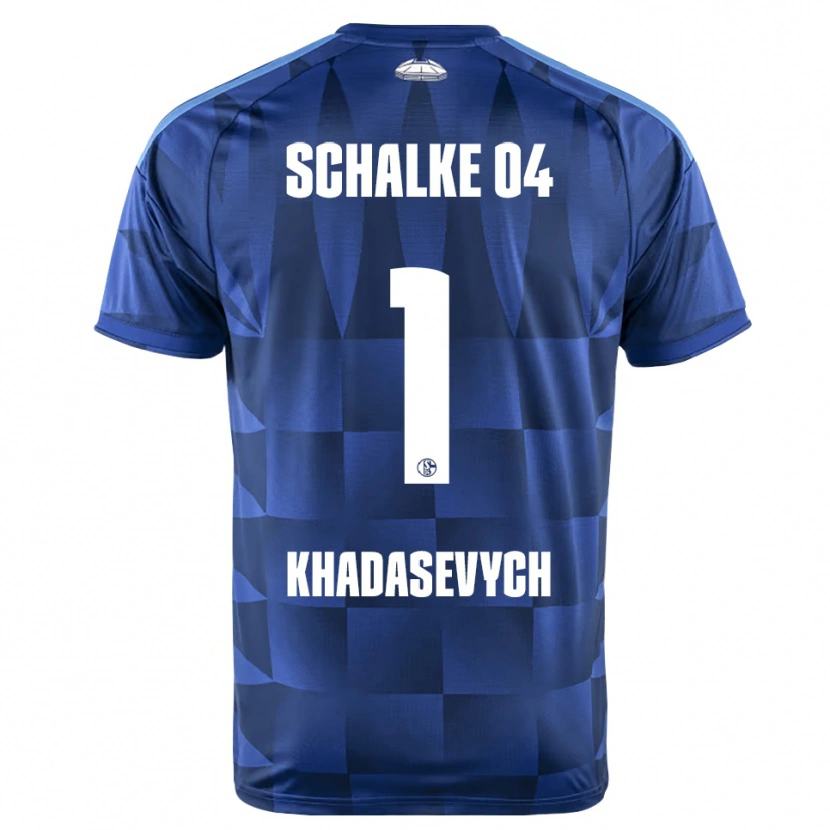 Danxen Damen Kyrylo Khadasevych #1 Dunkelblau Gelb Weiß Heimtrikot Trikot 2026/27 T-Shirt