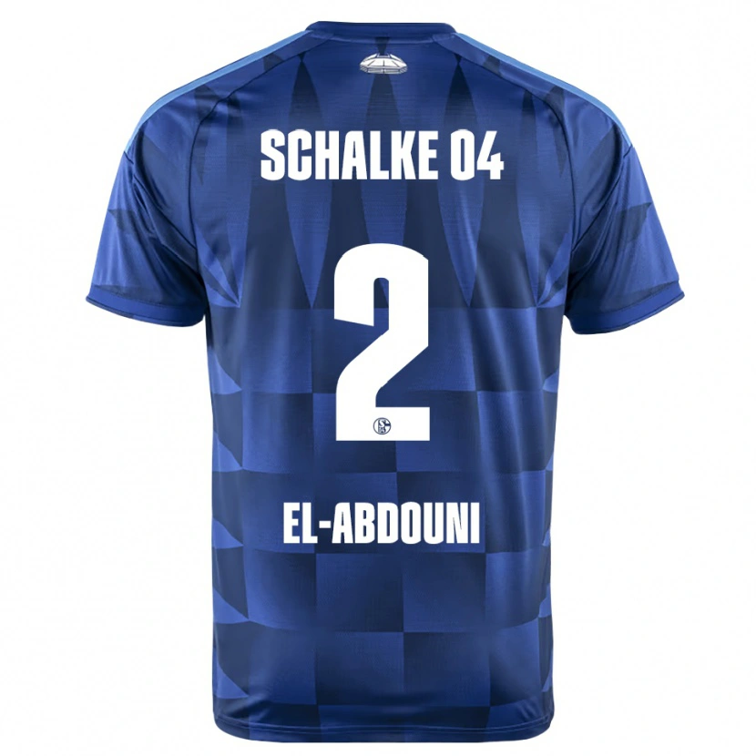 Danxen Damen Amir El-Abdouni #2 Dunkelblau Gelb Weiß Heimtrikot Trikot 2026/27 T-Shirt