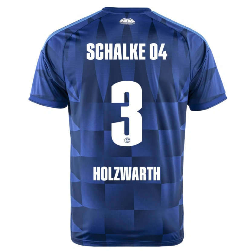 Danxen Damen Luc Holzwarth #3 Dunkelblau Gelb Weiß Heimtrikot Trikot 2026/27 T-Shirt