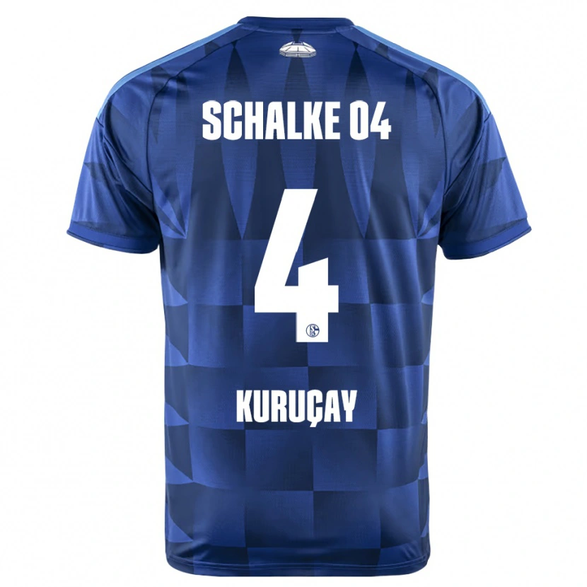Danxen Damen Hasan Kuruçay #4 Dunkelblau Gelb Weiß Heimtrikot Trikot 2026/27 T-Shirt
